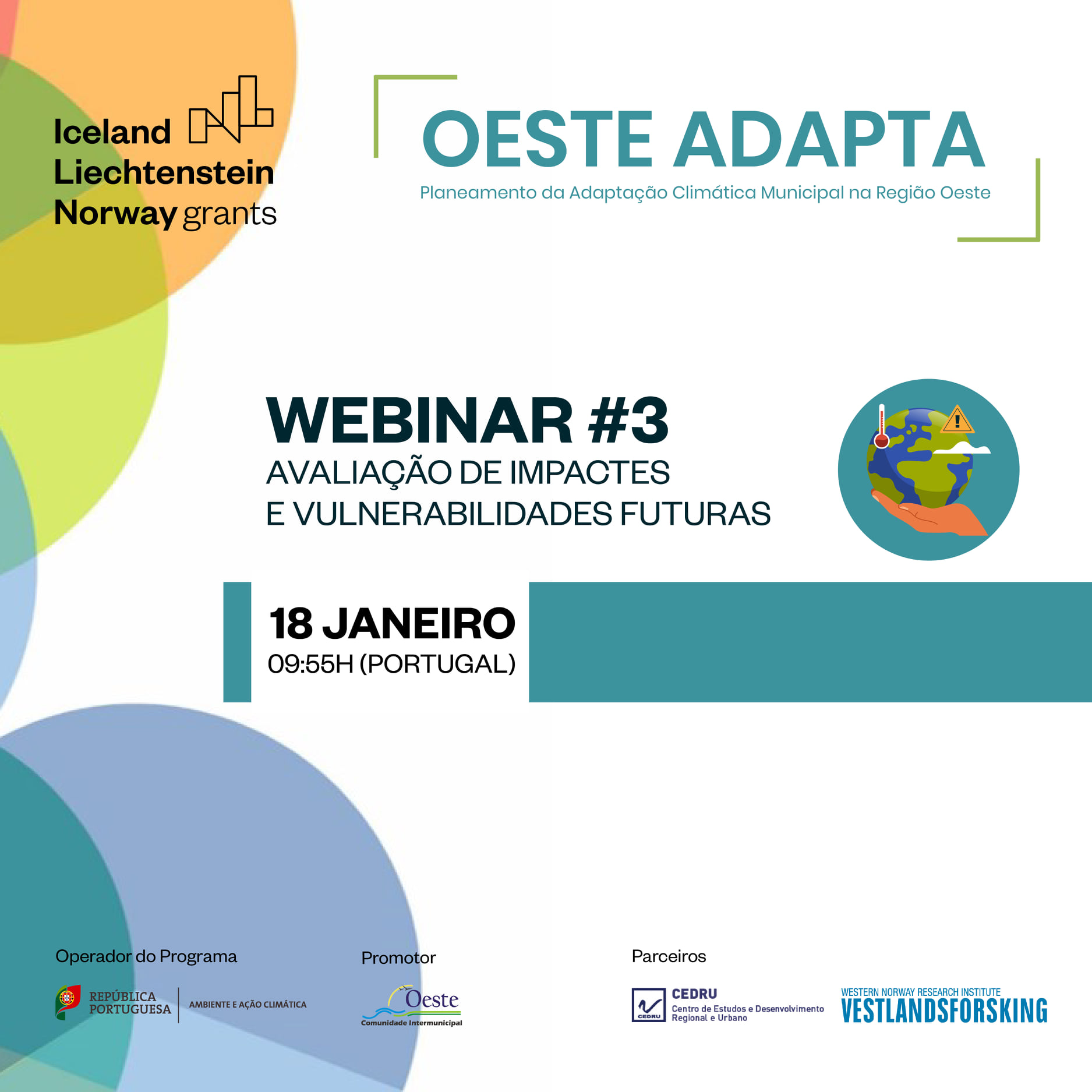 Imagem não disponível sobre: Webinar Projeto Oeste Adapta - 18 janeiro - 9h55