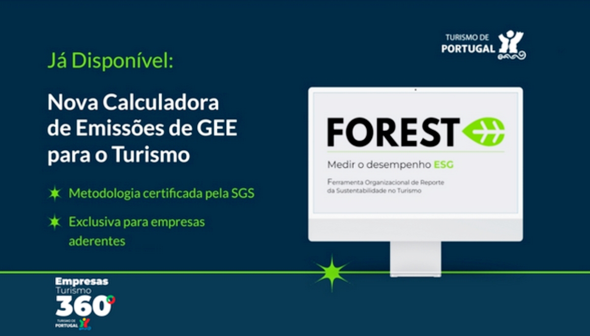 Imagem não disponível sobre: Turismo de Portugal lança nova calculadora de emissões de GEE