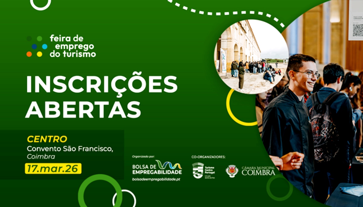 Imagem não disponível sobre: Edição 2026 da Feira de Emprego do Turismo vai decorrer em Coimbra